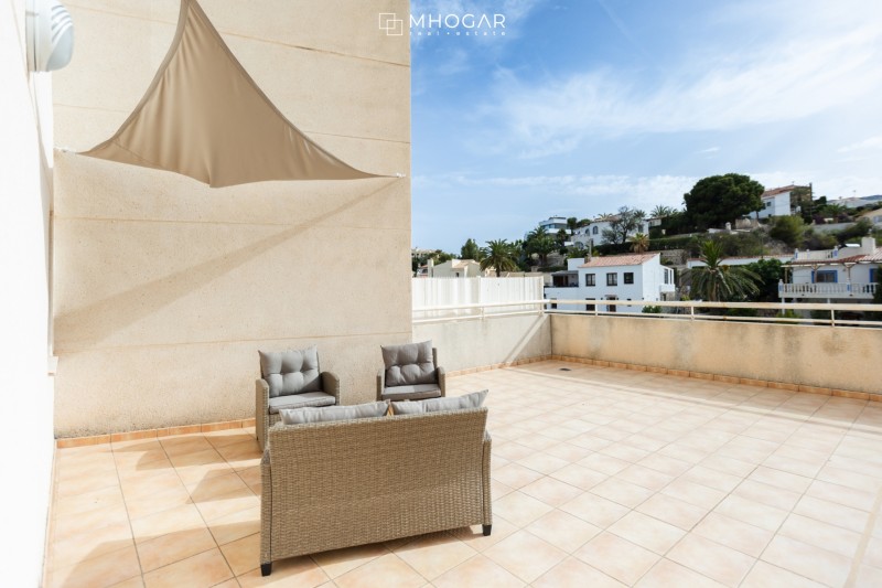 Apartamento a la venta, amplio y con preciosas vistas panoramicas, urbanización Manzanera - Edificio Mar Augusta - Calpe Costa Blanca!